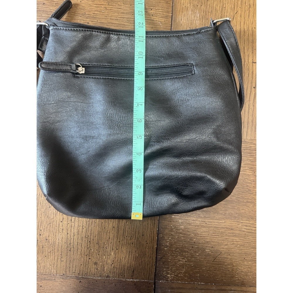 Nicole by Nicole Miller Black Shoulder Bag 12x11 - Picture 10 of 11